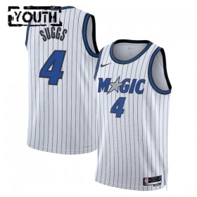 Barn Orlando Magic Tröja Jalen Suggs Nike 2025-26 Association Edition Vit Swingman